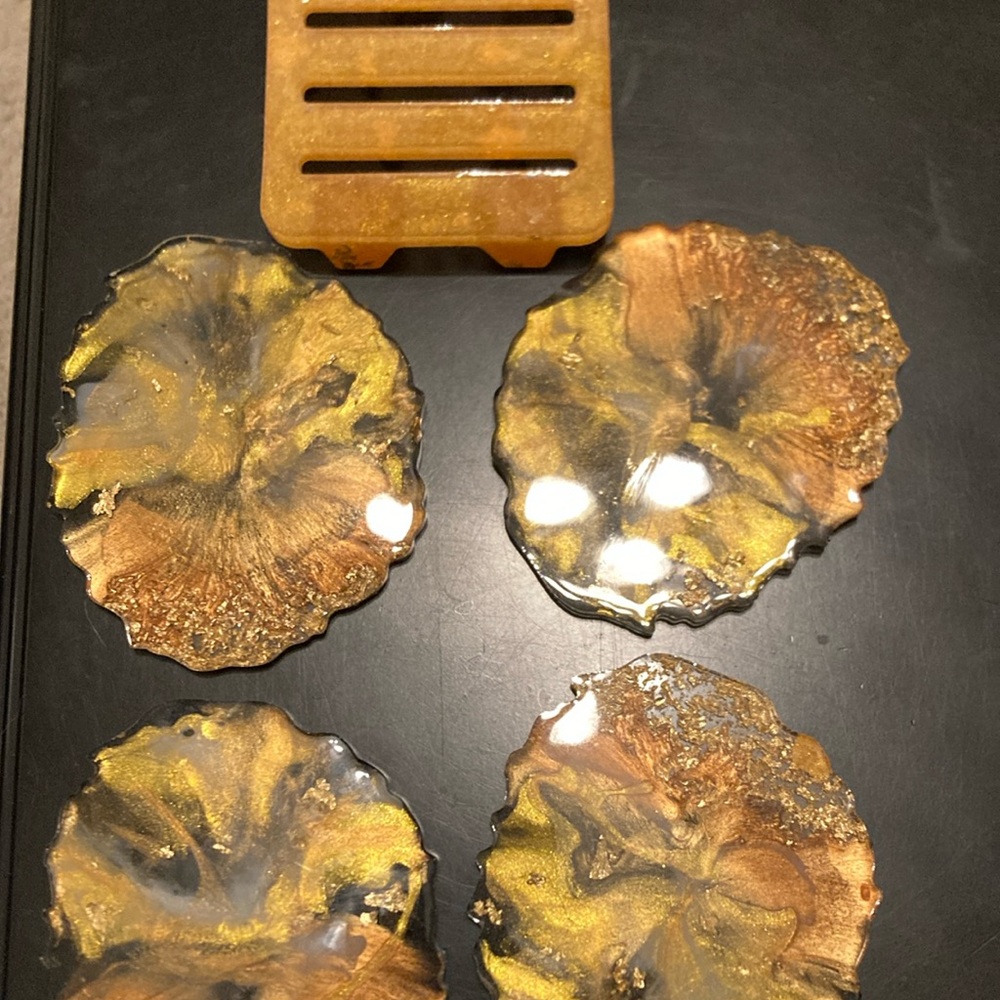 Coasters 4 with stand